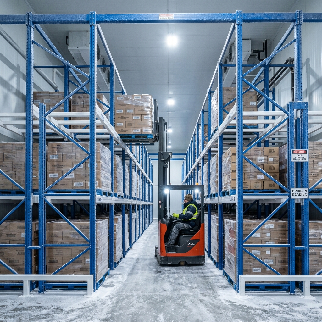 Cold Storage Warehouse — Drive-In Racking